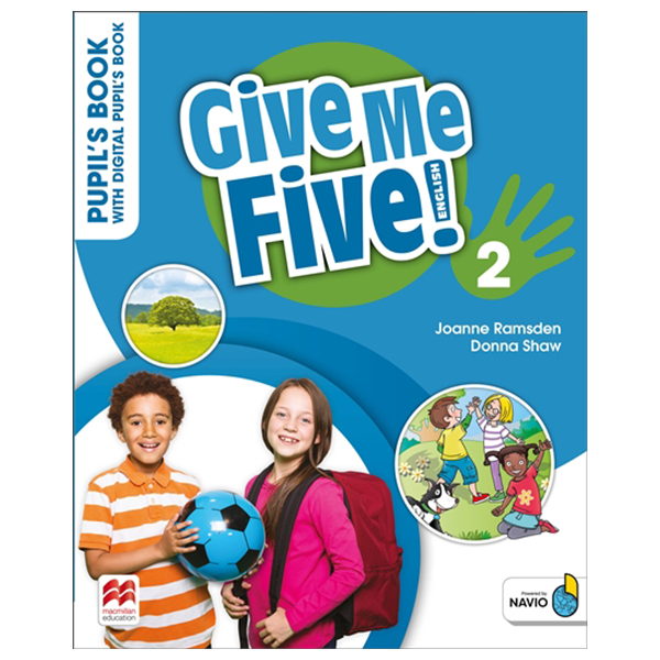 bộ give me five! level 2 student's book with pupils book and navio app