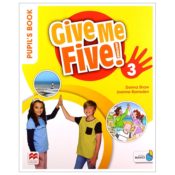 bộ give me five! level 3 pupil's book pack with navio app