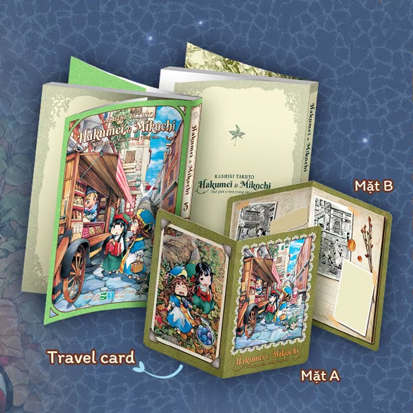 Bộ Hakumei Và Mikochi - Thế Giới Tí Hon Trong Rừng Sâu - Tập 3 - Bản Đặc Biệt - Tặng Kèm Bìa Áo + Travel Card 2 Mặt