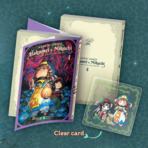 Bộ Hakumei Và Mikochi - Thế Giới Tí Hon Trong Rừng Sâu - Tập 4 - Bản Đặc Biệt - Tặng Kèm Clear Card
