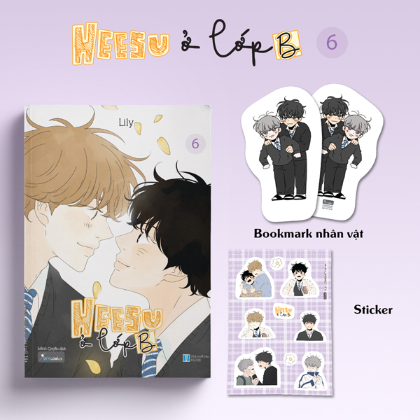 Bo
						
										
										Heesu O Lop B - Tap 6 - Tang Kem Bookmark Boi Cung + Sticker