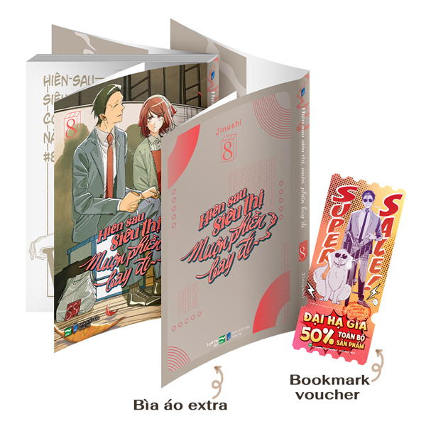 Bộ Hiên Sau Siêu Thị Muộn Phiền Bay Đi - Tập 8 - Bản Đặc Biệt - Tặng Kèm Bìa Áo Extra + Bookmark Voucher