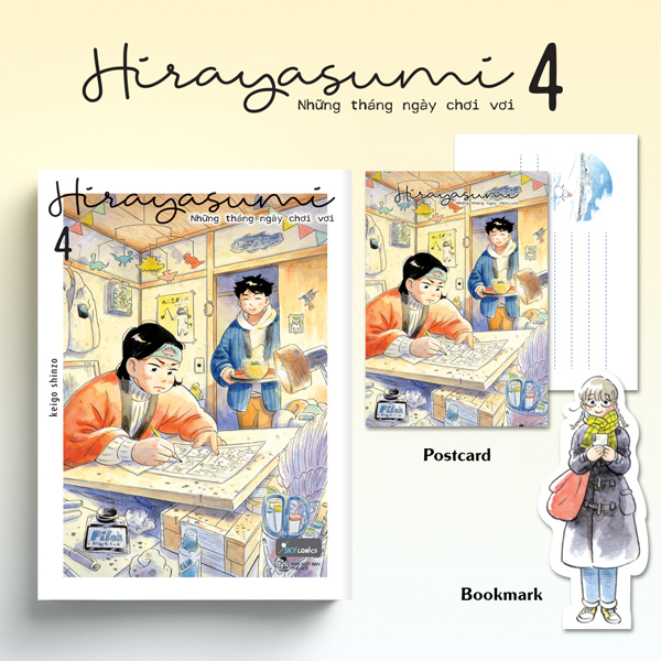 Bo
Hirayasumi - Nhung Thang Ngay Choi Voi - Tap 4 - Tang Kem Bookmark Nhan Vat + Postcard Boi Cung