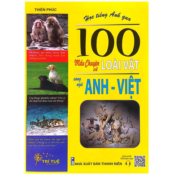 bộ học tiếng anh qua 100 mẩu chuyện về loài vật (song ngữ anh - việt)