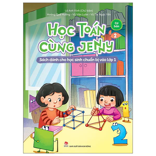 bộ học toán cùng jenny - sách dành cho học sinh chuẩn bị vào lớp 1 - bộ cơ bản - tập 2