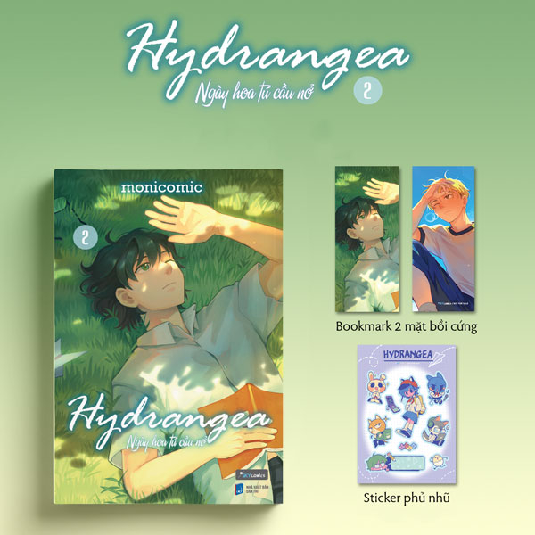 Bo
Hydrangea - Ngay Hoa Tu Cau No - Tap 2 - Tang Kem Bookmark 2 Mat Boi Cung + Sticker Phu Nhu