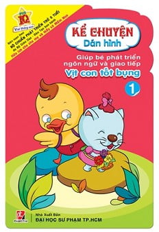 bộ kể chuyện dán hình 1 - vịt con tốt bụng