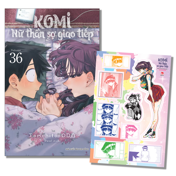 Bộ Komi - Nữ Thần Sợ Giao Tiếp - Tập 36 - Tặng Kèm Bảng Sticker