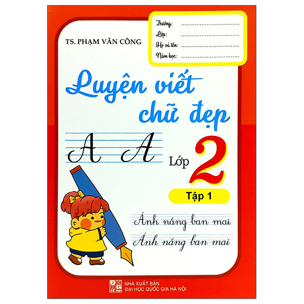 bộ luyện viết chữ đẹp lớp 2 - tập 1