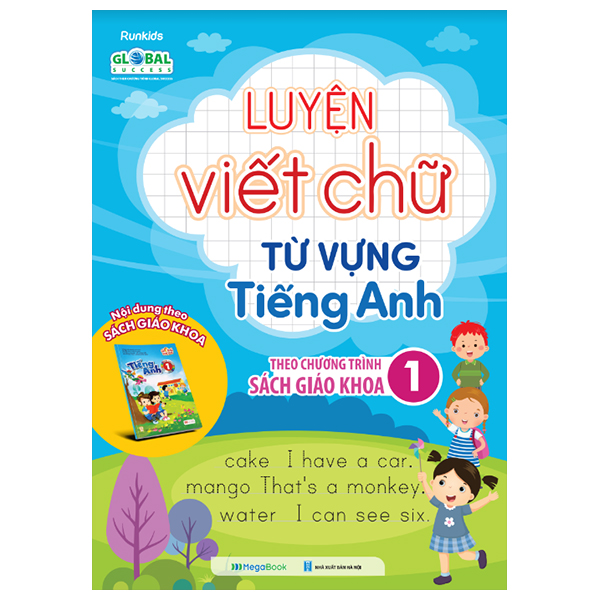 bộ luyện viết chữ từ vựng tiếng anh theo chương trình sách giáo khoa 1 (global)