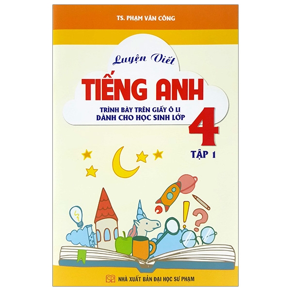 bộ luyện viết tiếng anh trình bày trên giấy ô li dành cho học sinh 4 - tập 1