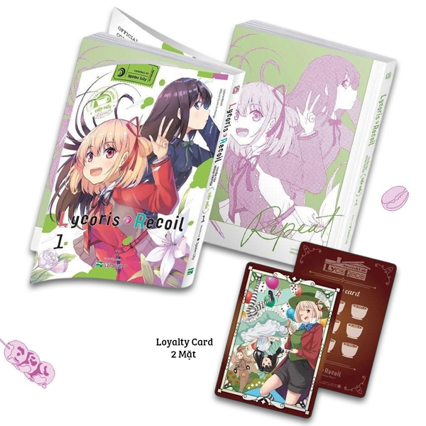 Bo
Lycoris Recoil - Tuyen Tap Ngoai Truyen “Tiep Noi” - Tap 1 - Ban Dac Biet - Tang Kem Loyalty Card