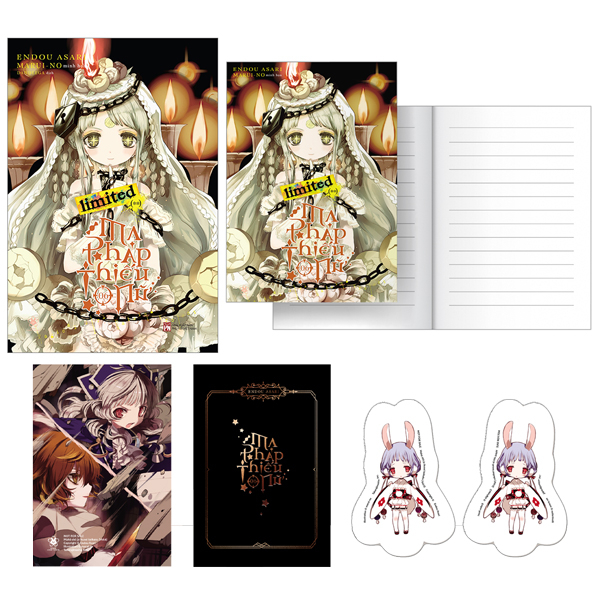 bộ ma pháp thiếu nữ - tập 6 - bản đặc biệt - tặng kèm bookmark + postcard + sổ tay