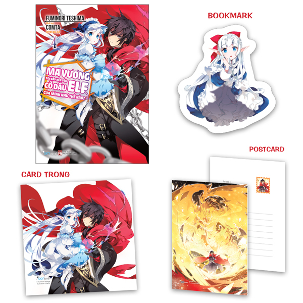 Bo
Ma Vuong Toi Day Nen Yeu Co Dau Elf Cua Minh Nhu The Nao? - Tap 4 - Ban Dac Biet - Tang Kem Bookmark + Postcard + Card Trong