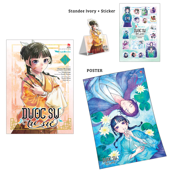 bộ [manga] dược sư tự sự - tập 11 - tặng kèm standee ivory + sticker + poster