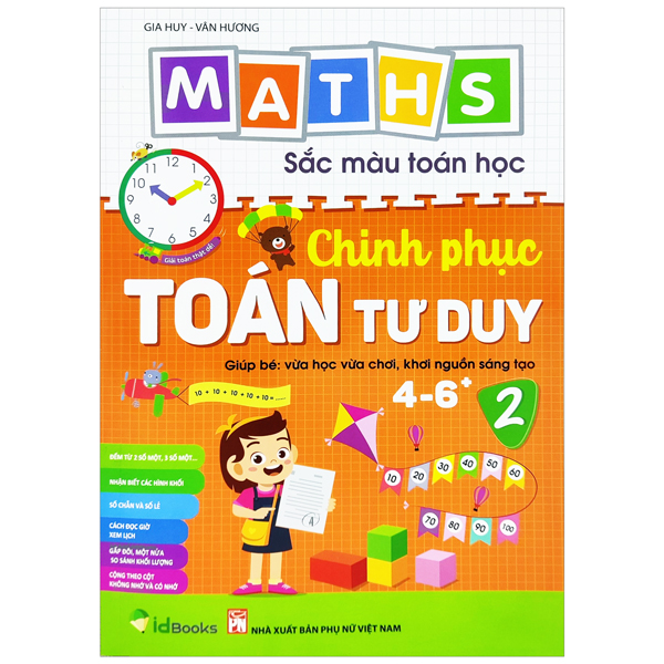 bộ maths - sắc màu toán học - chinh phục toán tư duy 2 (tái bản 2023)