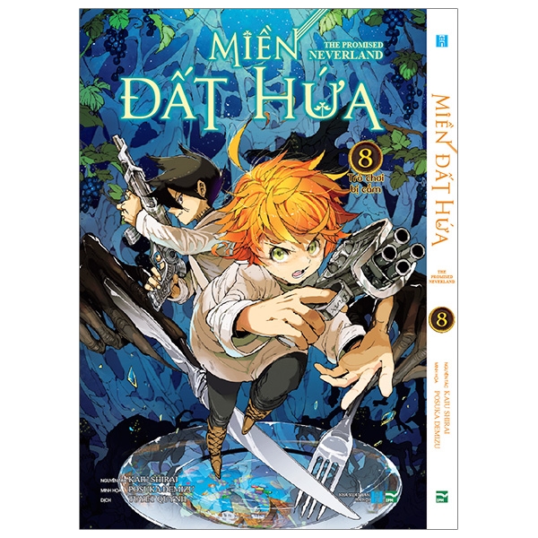 bộ miền đất hứa - the promised neverland - tập 8 - phiên bản bìa trắng (white ver)