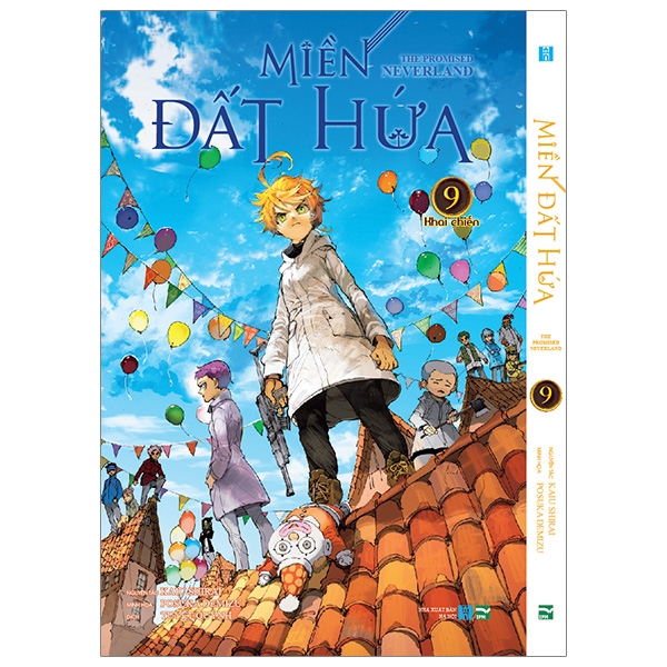 bộ miền đất hứa - the promised neverland - tập 9 - phiên bản bìa trắng (white ver)