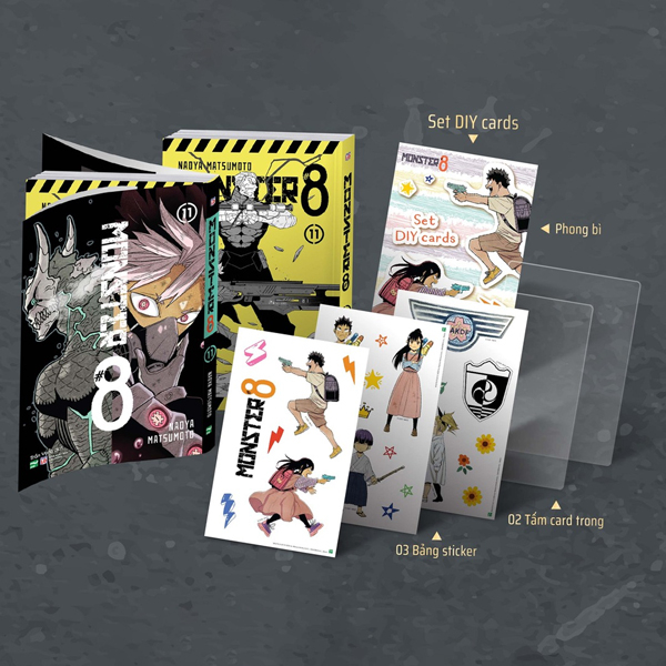 Bo
MONSTER #8 - Tap 11 - Ban Dac Biet - Dark Ver - Tang Kem Set DIY Cards