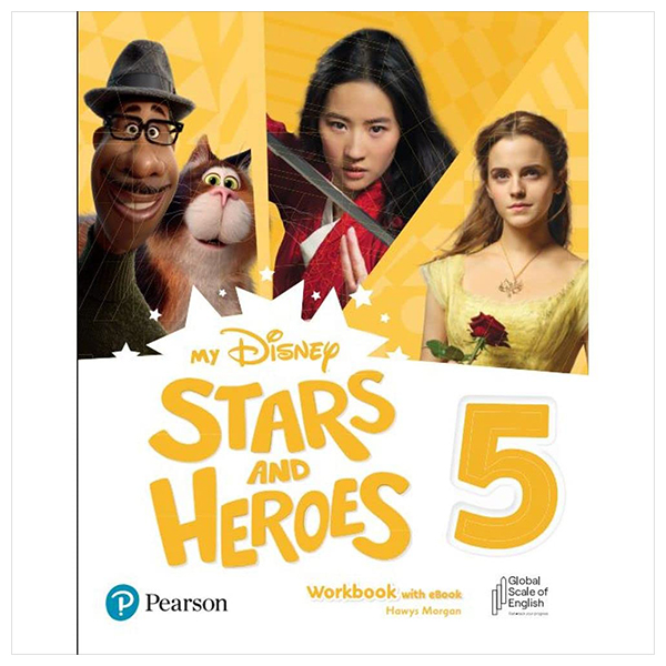 bộ my disney stars and heroes level 5 workbook with ebook