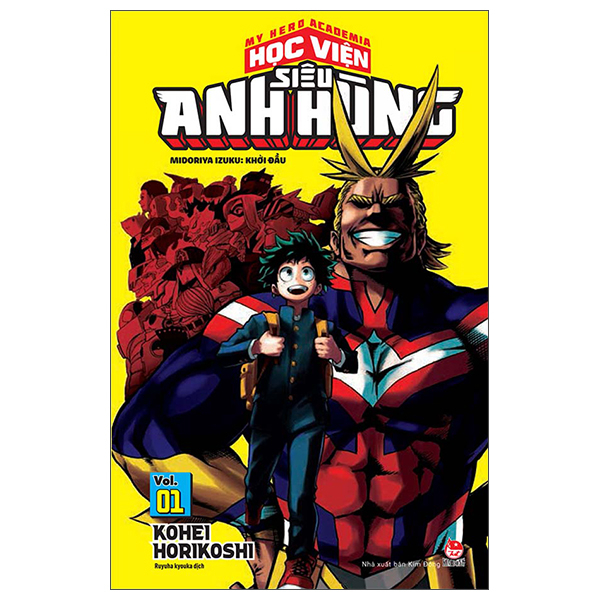 Bo
My Hero Academia - Hoc Vien Sieu Anh Hung - Tap 1 - Midoriya Izuku - Khoi Dau (Tai Ban 2025)