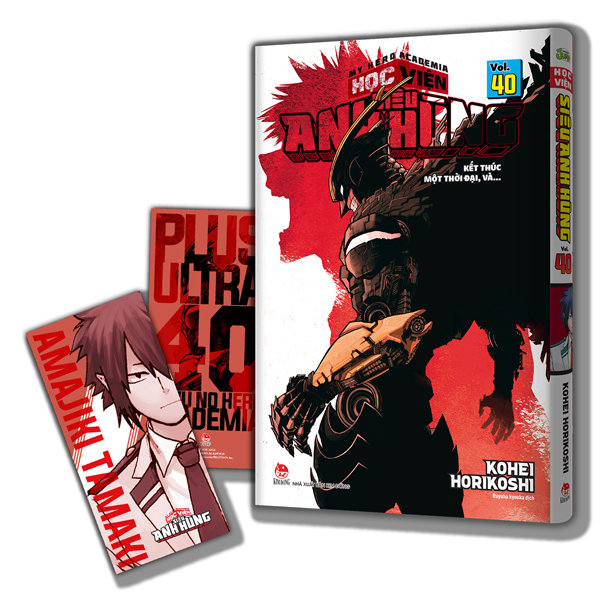 Bộ My Hero Academia - Học Viện Siêu Anh Hùng - Tập 40 - Kết Thúc Một Thời Đại, Và… - Tặng Kèm Bookmark
