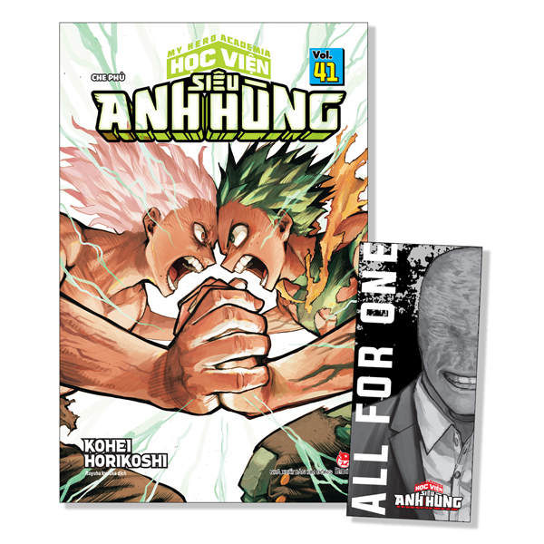 Bộ My Hero Academia - Học Viện Siêu Anh Hùng - Tập 41 - Che Phủ - Tặng Kèm Bookmark