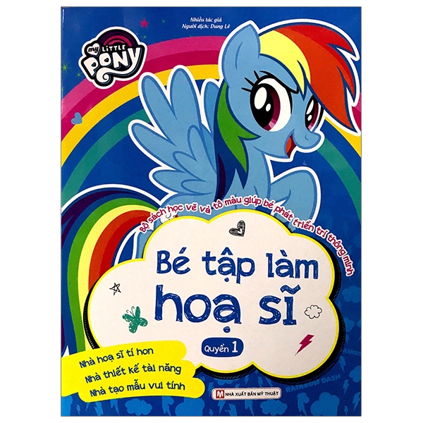 bộ my little pony - bé tập làm họa sĩ - quyển 1