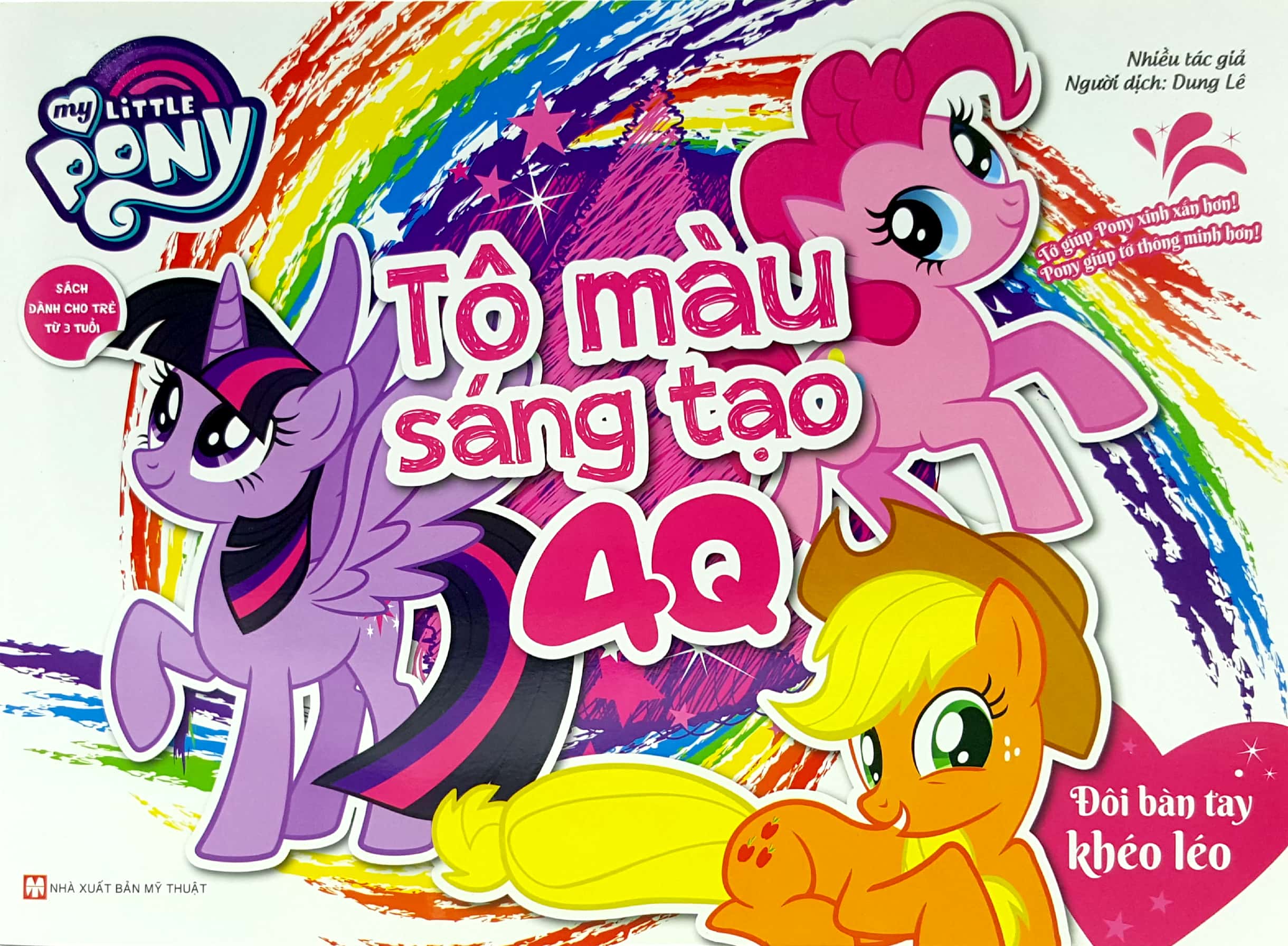 bộ my little pony - tô màu sáng tạo 4q: đôi bàn tay khéo léo