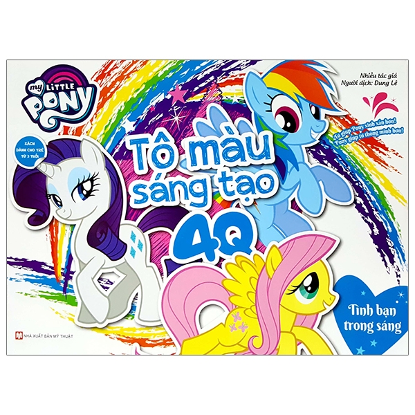 bộ my little pony - tô màu sáng tạo 4q: tình bạn trong sáng