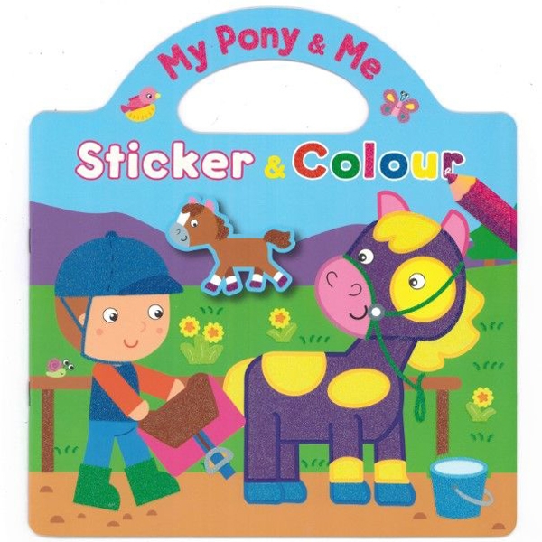 bộ my pony & me sticker & colour 3