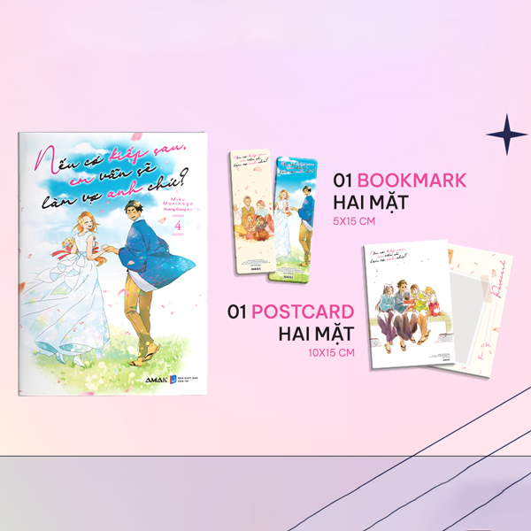 bộ nếu có kiếp sau, em vẫn sẽ làm vợ anh chứ? - tập 4 - tặng kèm bookmark hai mặt + postcard hai mặt