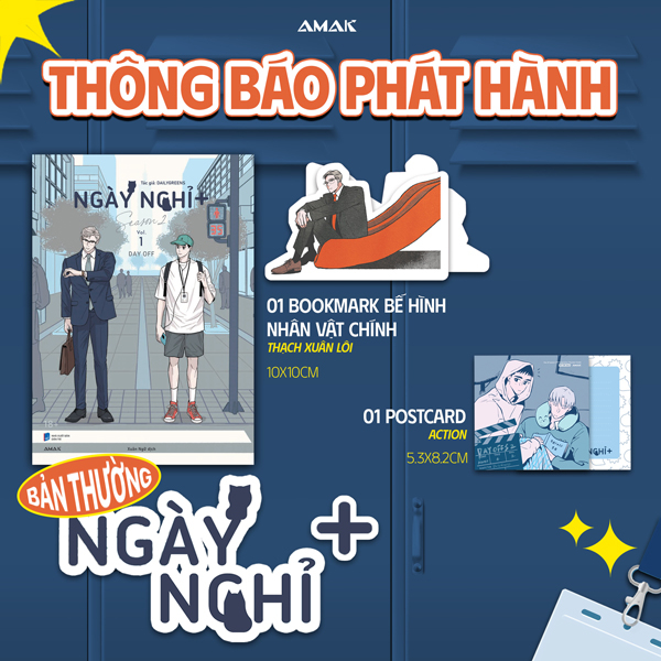 Bo
Ngay Nghi - Season 2 - Tap 1 - Tang Kem Bookmark Be Hinh Thach Xuan Loi + Postcard “Action!”