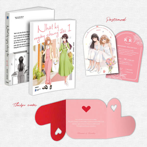 Bo
Nhat Ky Ngay Chung Doi - Tap 1 - Tang Kem Thiep Cuoi "Our Wedding" Nhu Cat + Postcard Nhu "Sweet Beginnings"