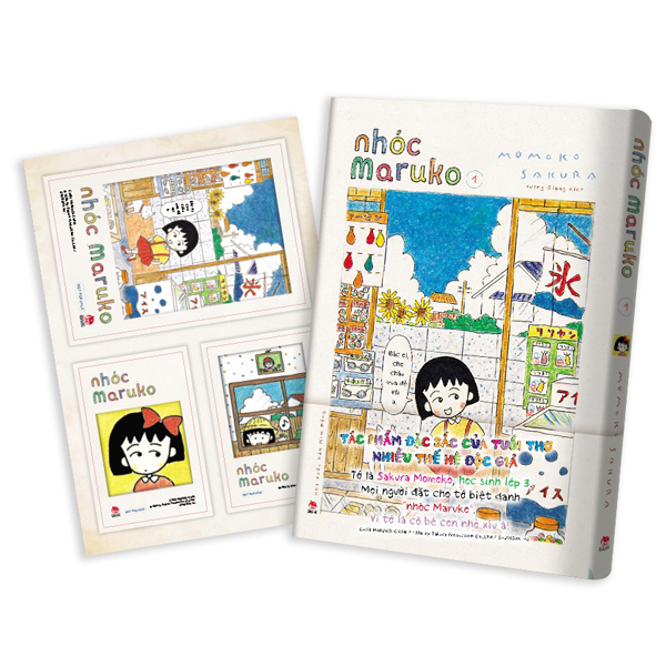 bộ nhóc maruko - tập 1 - tặng kèm obi + set card polaroid