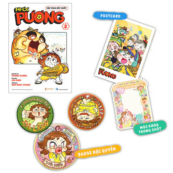 Bo
Nhoc Puong - Tap 2 - Hoi Thao Bat Chay - Ban Dac Biet - Tang Kem 1 Postcard + 1 Moc Khoa + 3 Badge