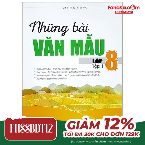 bộ những bài văn mẫu lớp 8 - tập 1