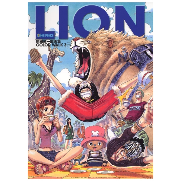 bộ one piece colorwalk vol. 3: lion illustration collection art book