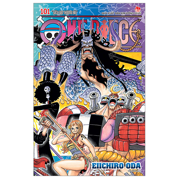 bộ one piece - tập 101 - siêu sao thượng đài - bản bìa áo