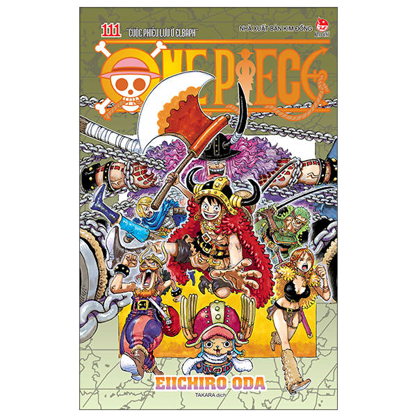 Bộ One Piece - Tập 111 - “Cuộc Phiêu Lưu Ở Elbaph” - Bản Bìa Áo