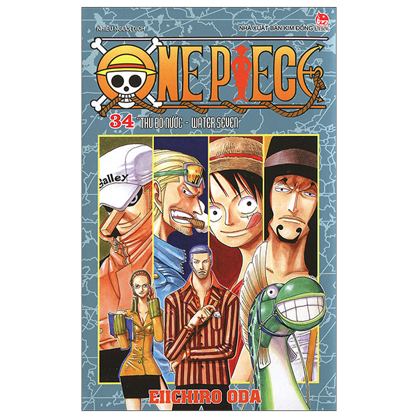 bộ one piece - tập 34 - thủ đô nước - water seven (tái bản 2022)