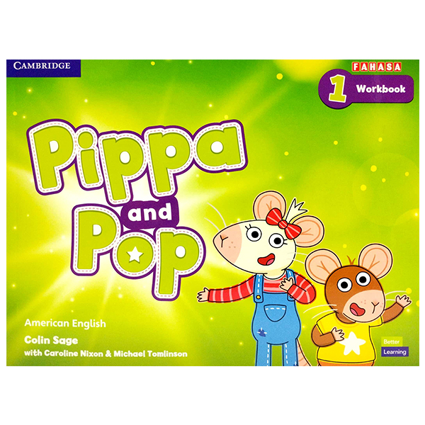 bộ pippa and pop level 1 workbook american english