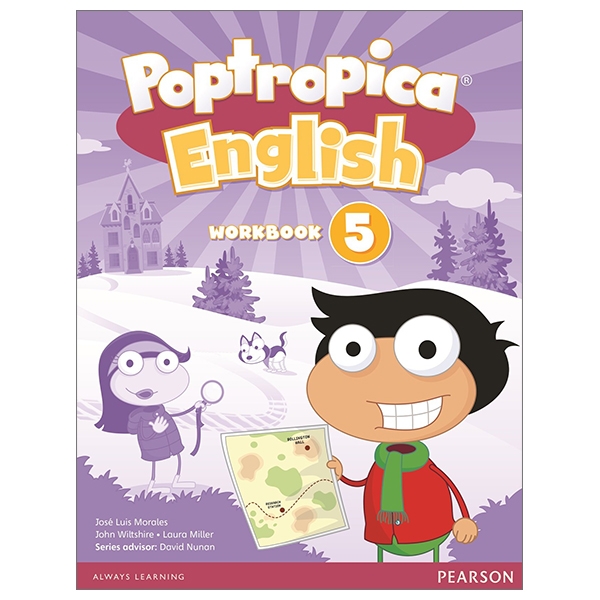 bộ poptropica english american edition 5 workbook and audio cd pack