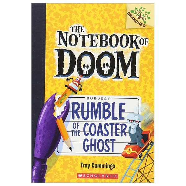 bộ rumble of the coaster ghost: a branches book (the notebook of doom #9)