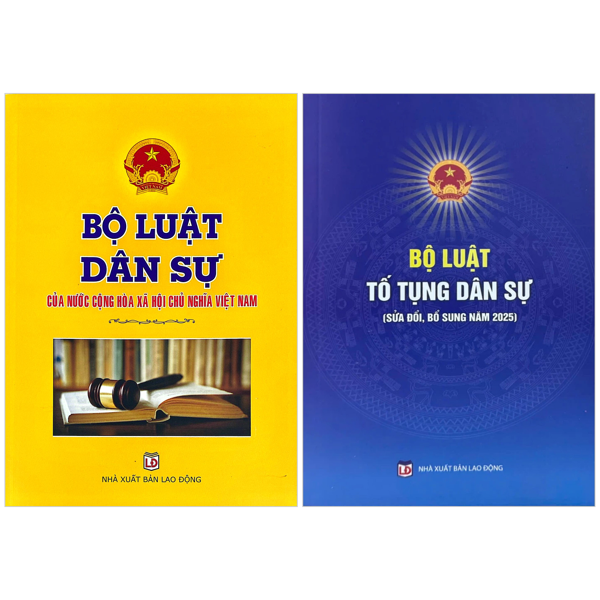 Bộ Sách Bộ Luật Dân Sự Của Nước Cộng Hòa Xã Hội Chủ Nghĩa Việt Nam + Bộ Luật Tố Tụng Dân Sự (Sửa Đổi, Bổ Sung Năm 2025) (Bộ 2 Cuốn)