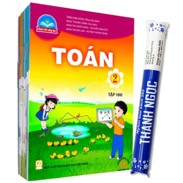 bộ sách giáo khoa bộ lớp 2 - chân trời sáng tạo - sách bài học (bộ 10 cuốn) (2023) + bao sách tnt