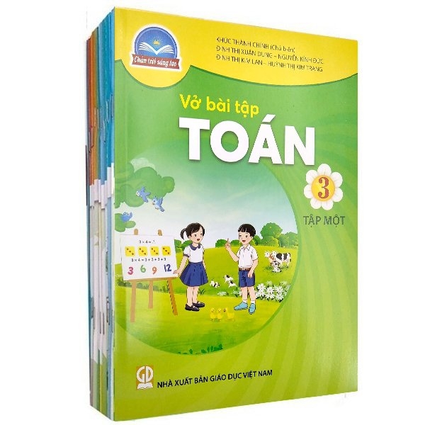 bộ sách giáo khoa bộ lớp 3 - chân trời sáng tạo - sách bài tập (bộ 12 cuốn) (mĩ thuật bản 1) (chuẩn)