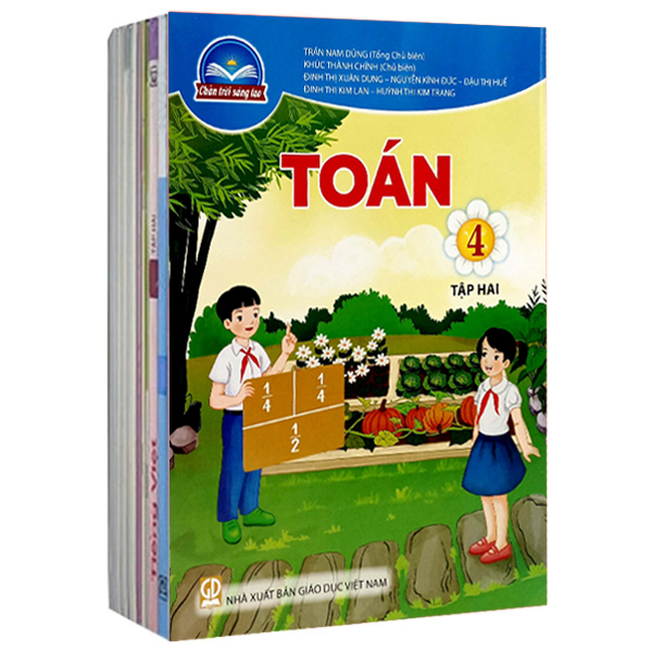 bộ sách giáo khoa bộ lớp 4 - chân trời - sách bài học (bộ 13 cuốn) (mỹ thuật bản 2) (chuẩn)