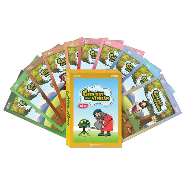 bộ sách gieo hạt cùng vĩ nhân - bộ 2 (bộ 10 cuốn)