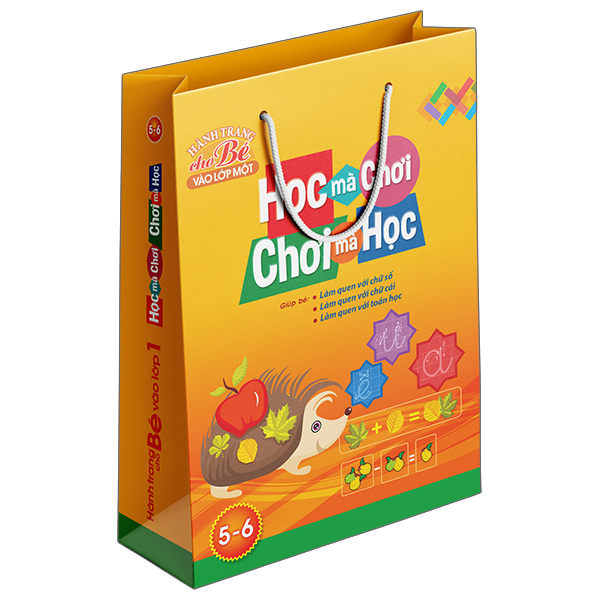 Bộ Sách Hành Trang Cho Bé Vào Lớp 1 - Học Mà Chơi Chơi Mà Học - 5-6 Tuổi (Túi 6 Cuốn) (Tái Bản 2026)